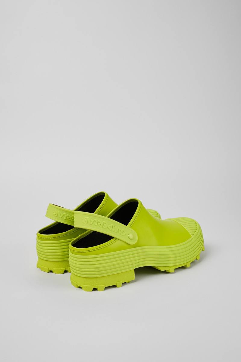 CAMPERLAB Green Leather Clog outlook