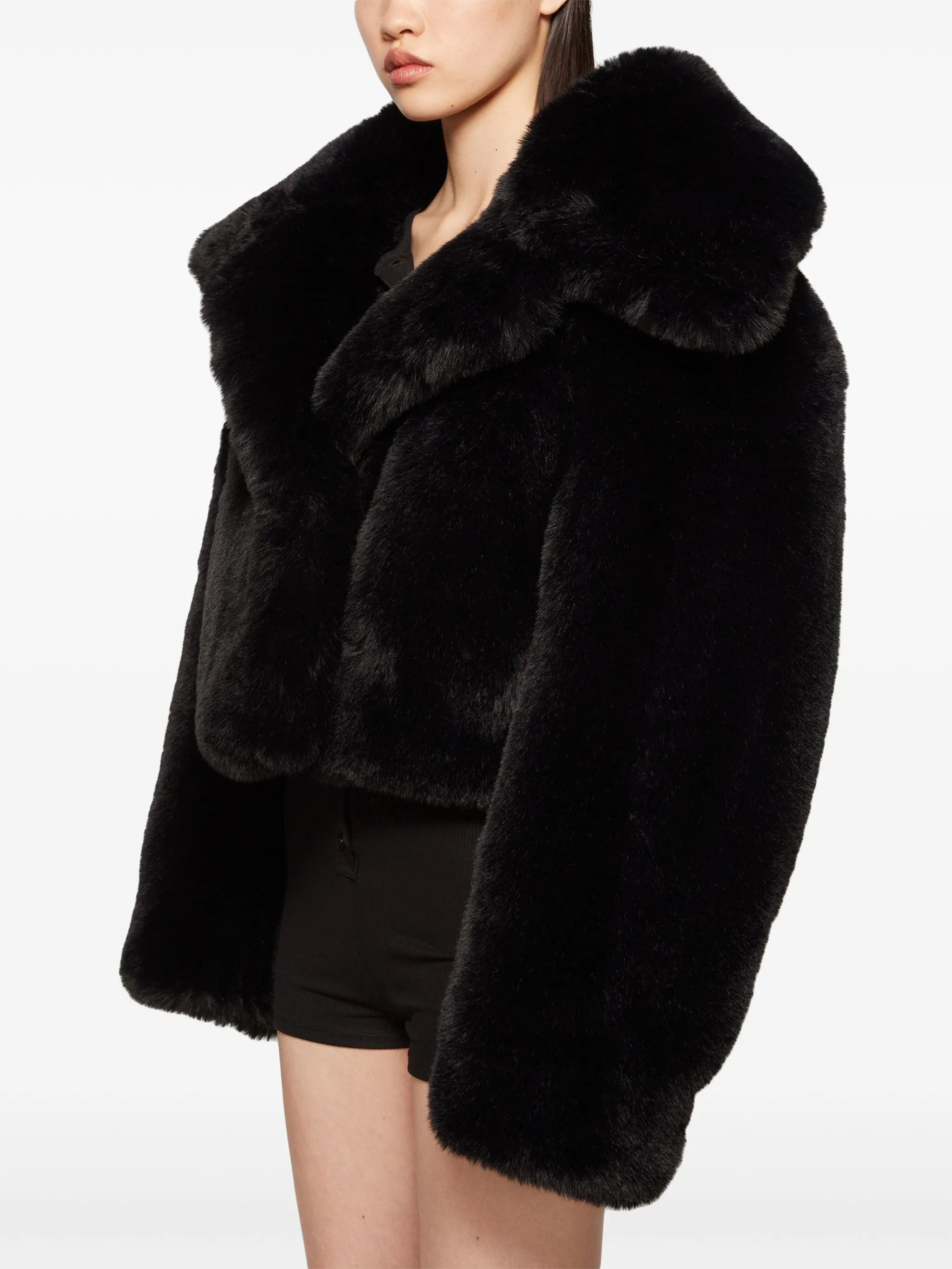 faux-fur jacket - 4