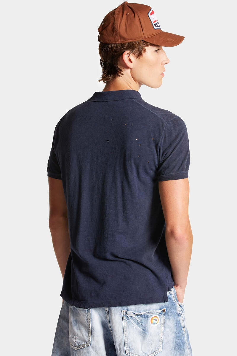 DSQUARED2 MILANO TENNIS FIT POLO SHIRT 4