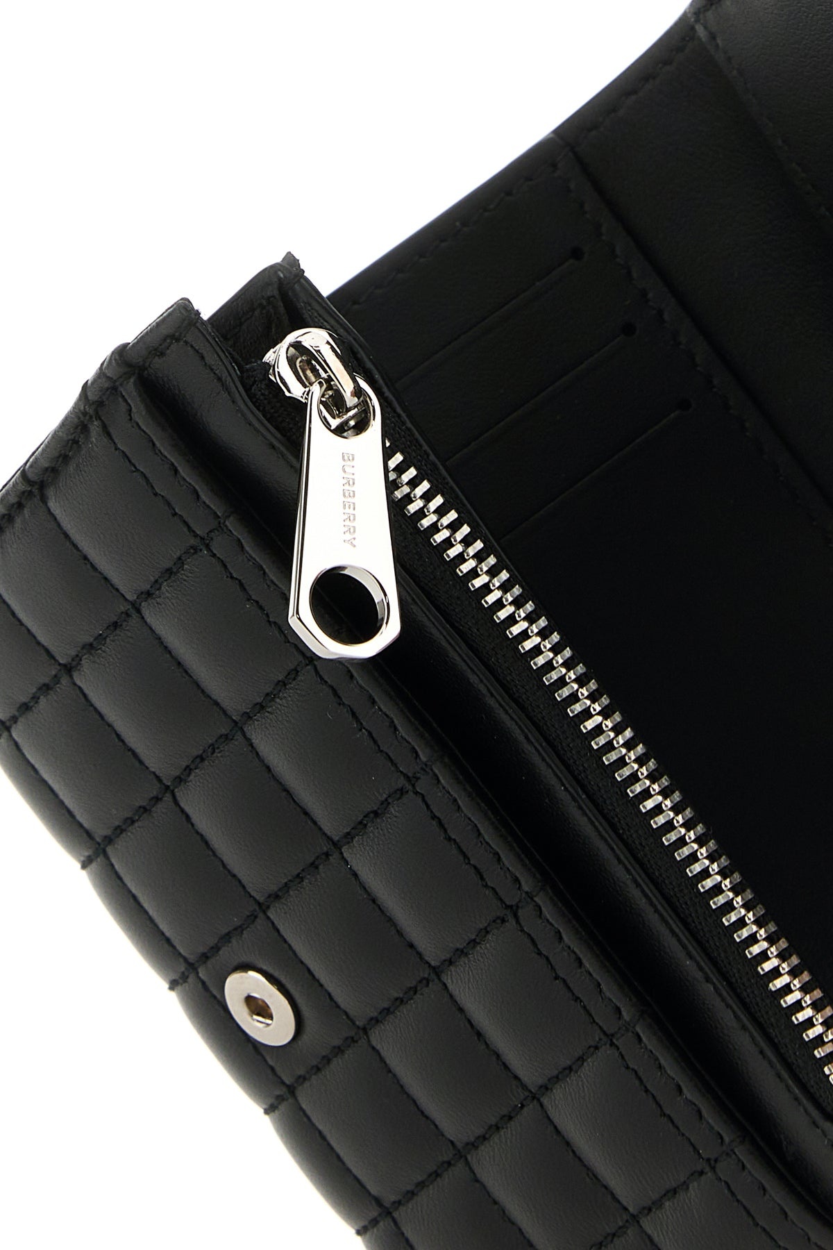 Black leather small Lola wallet - 4