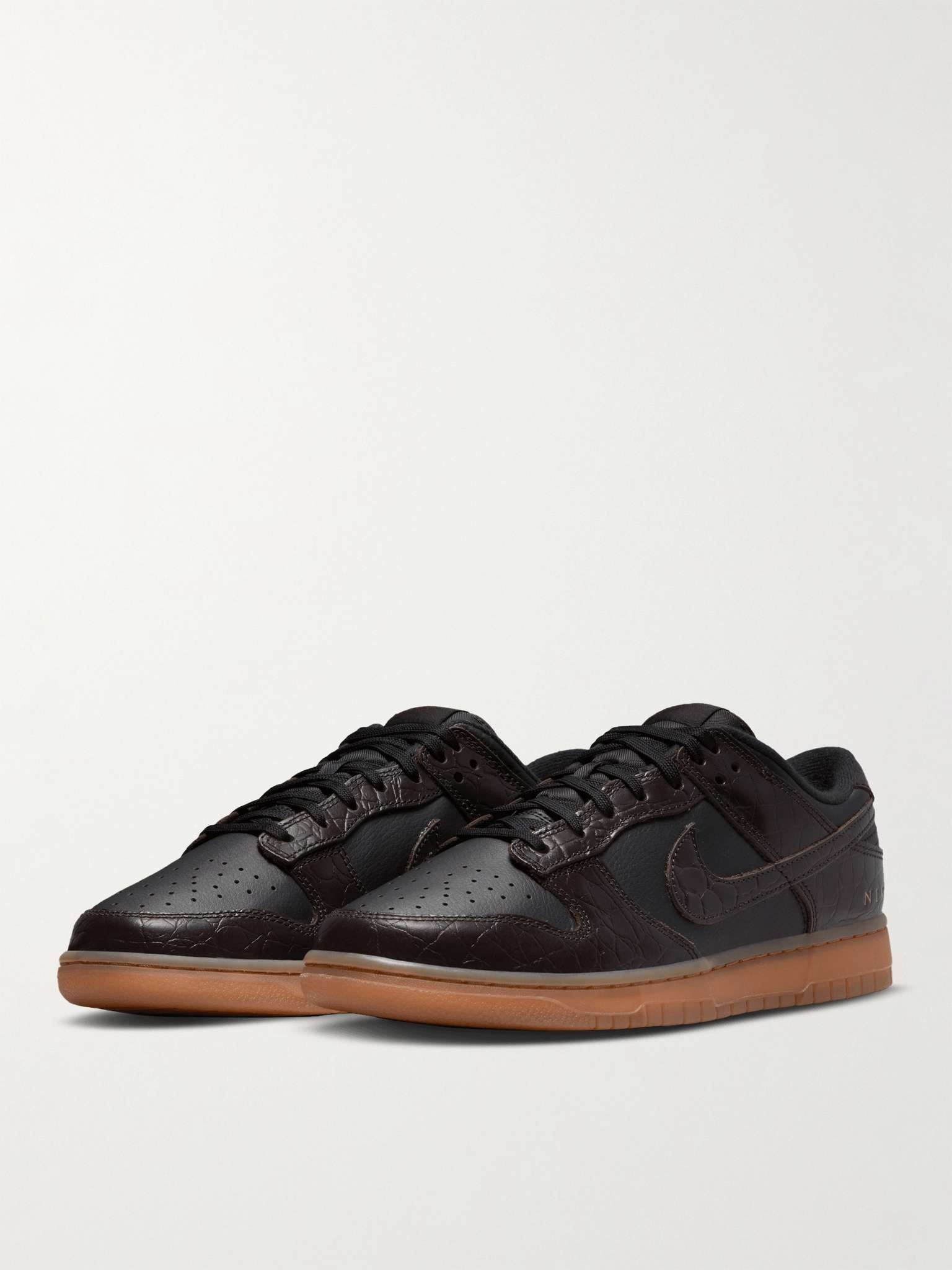 Dunk Low SE Croc-Effect and Leather Sneakers - 2