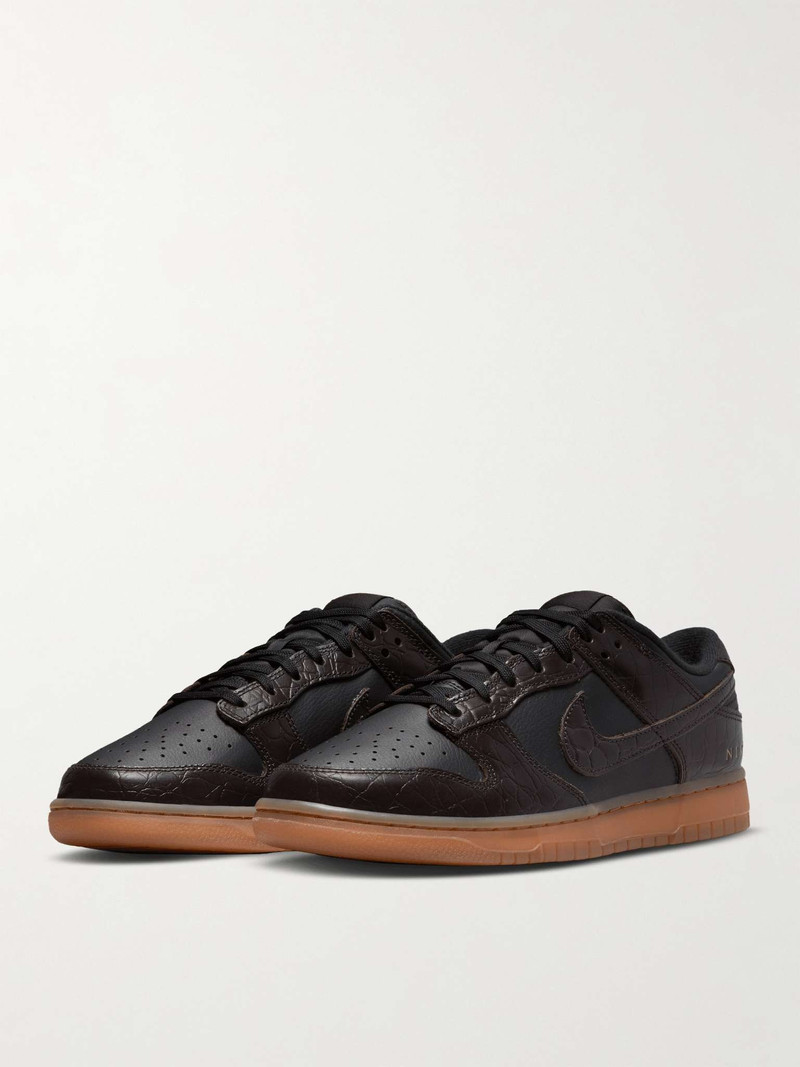 Nike Dunk Low SE Croc-Effect and Leather Sneakers outlook