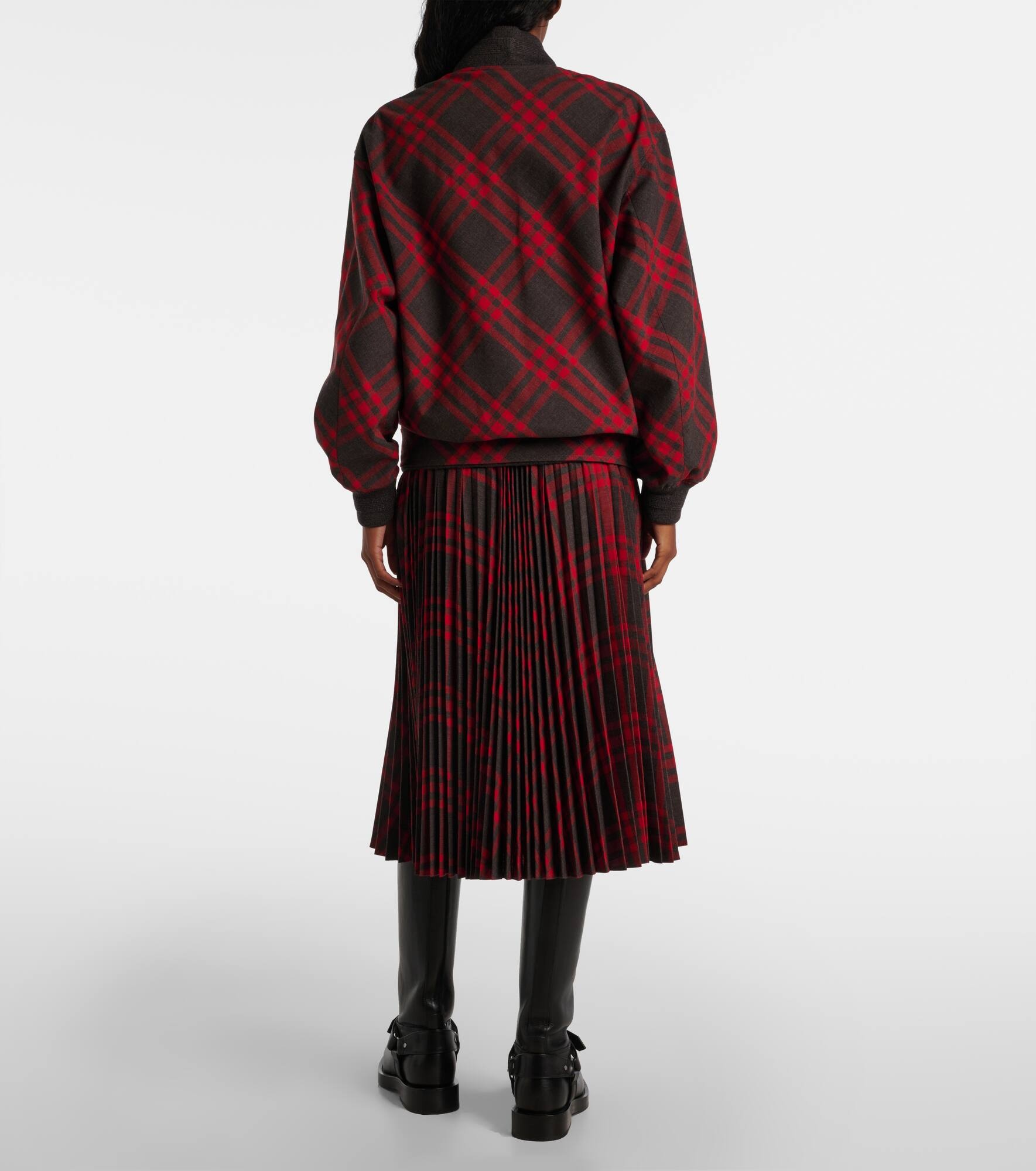 Burberry Check bomber jacket - 3