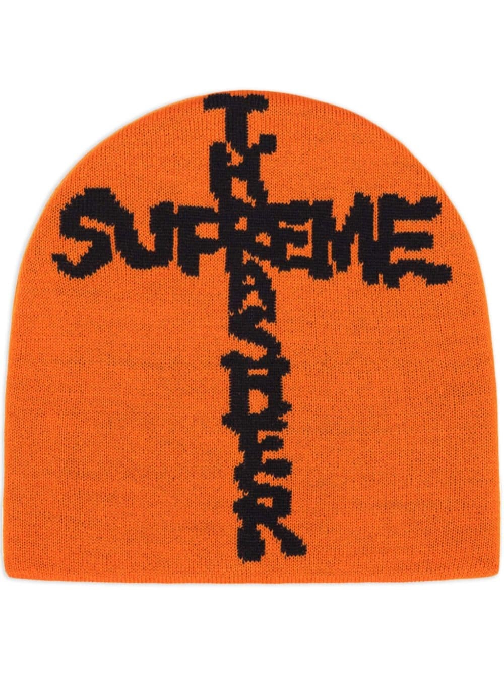 x Thrasher logo-intarsia "Orange" beanie - 1