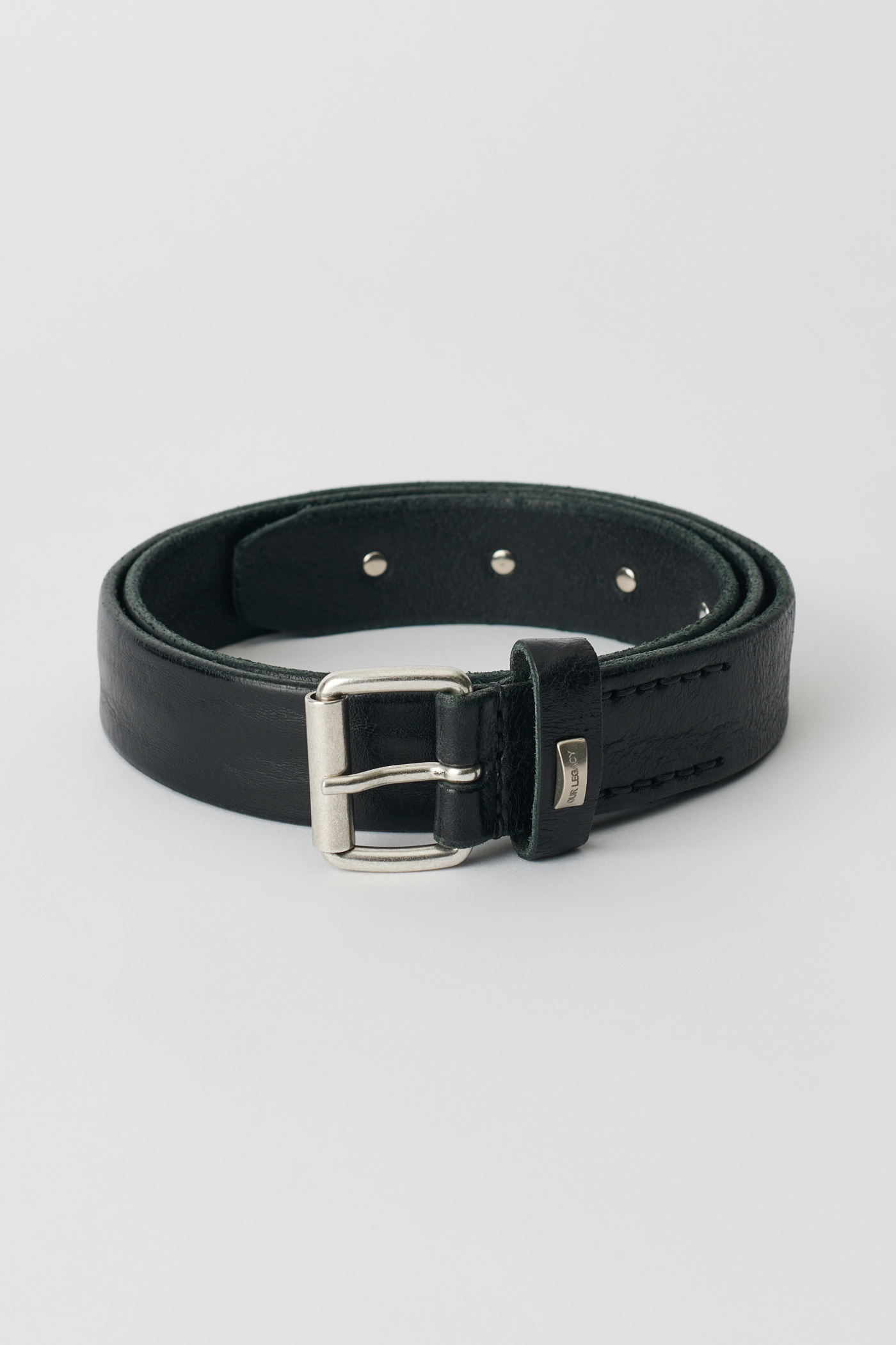 3 cm Belt Arrow Head Black Leather - 1