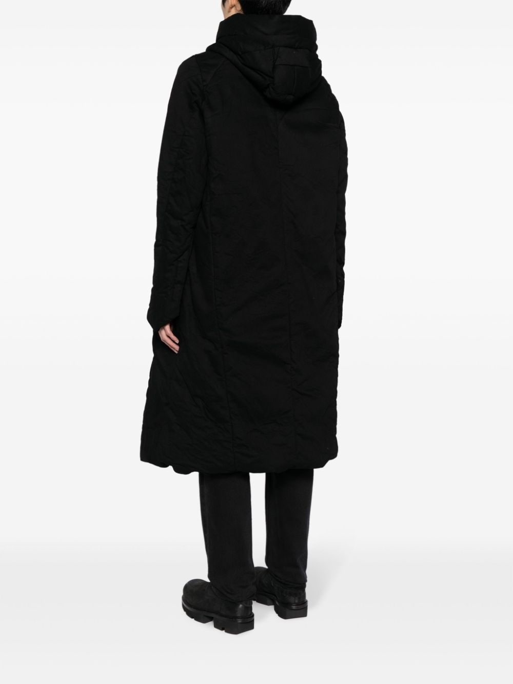 bonded-seam hooded padded coat - 4