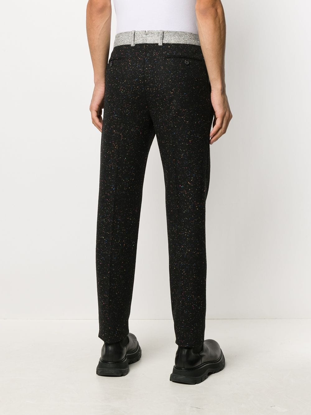 Donegal tweed tailored trousers - 4