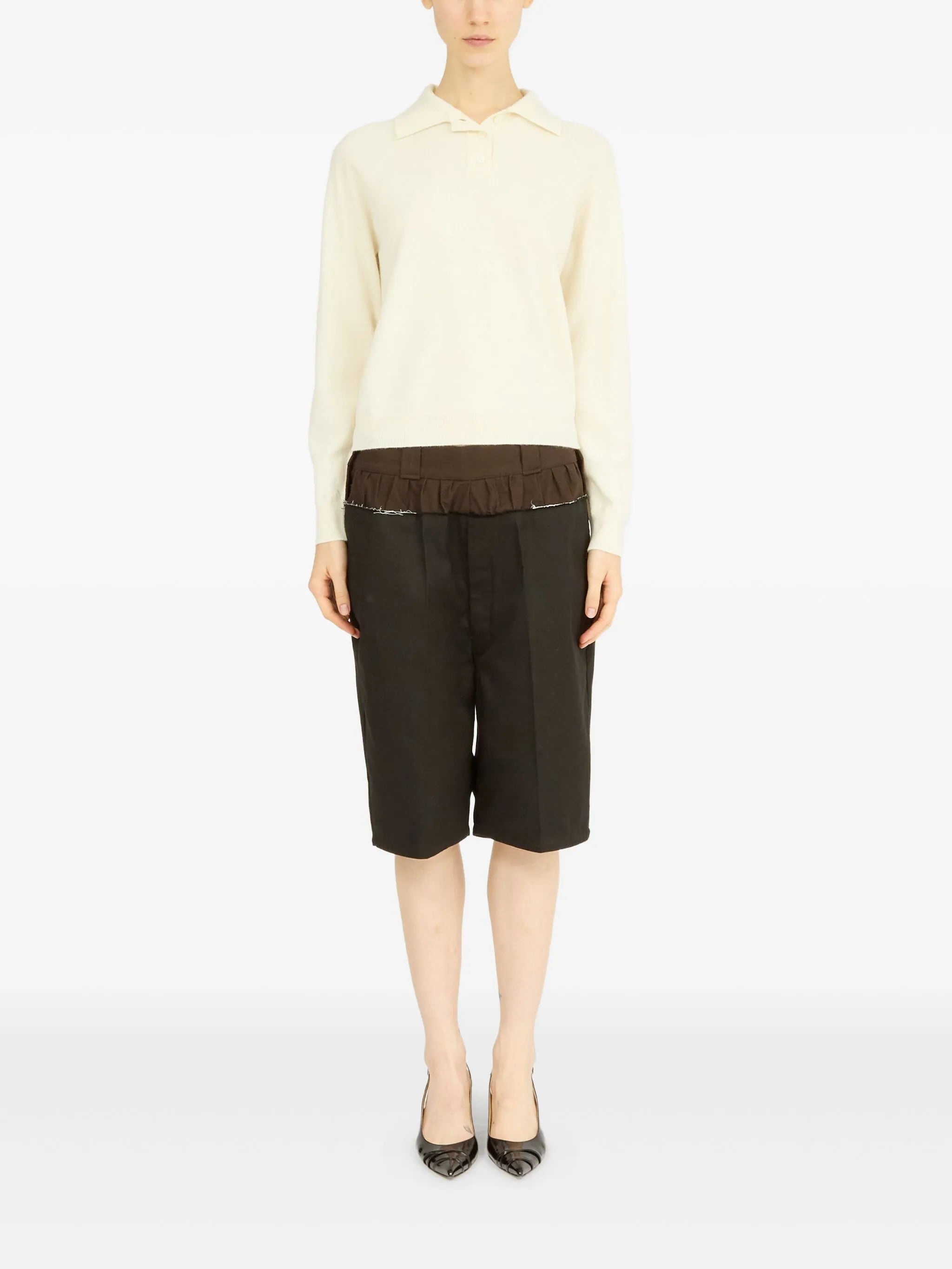 Wool Polo Top - 2