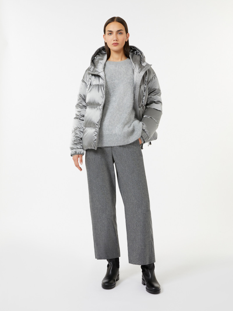 Max Mara CROCHET Down jacket in water-repellent technical satin outlook