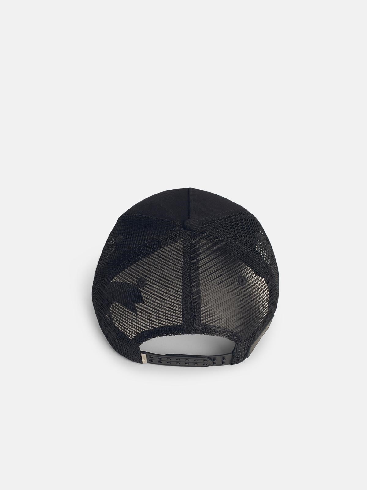 BLACK COTTON CAP - 3