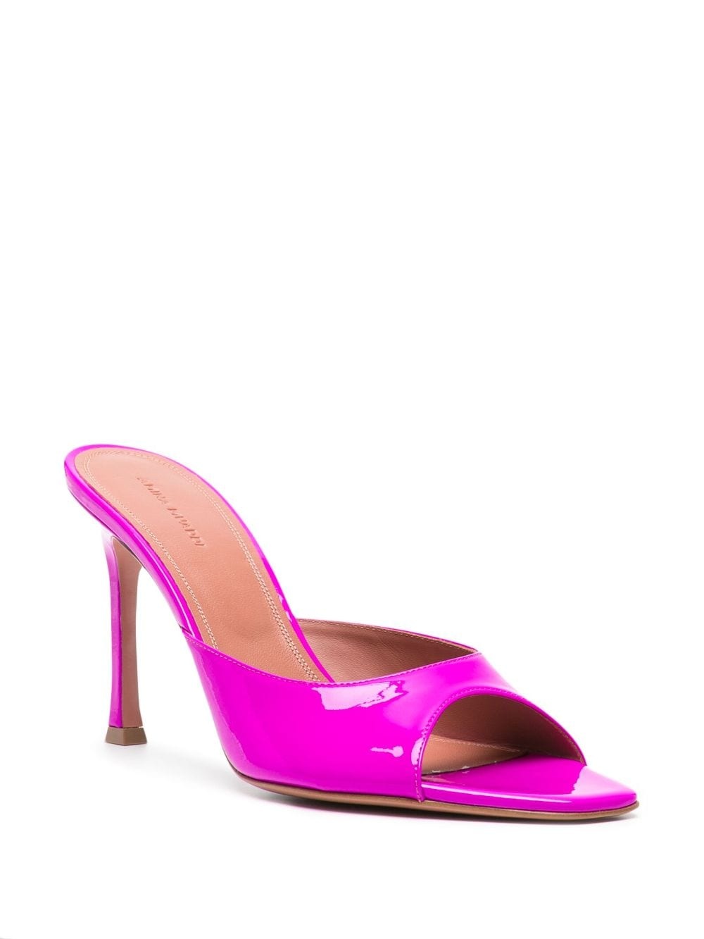 Alexa 90mm patent leather mules - 2