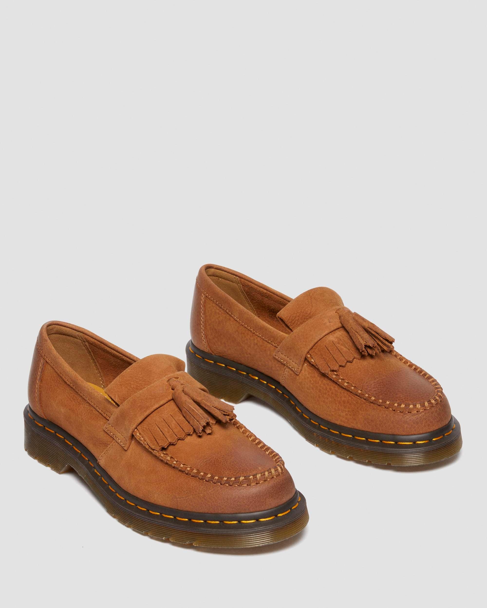 Adrian Nubuck Leather Tassle Loafers - 8