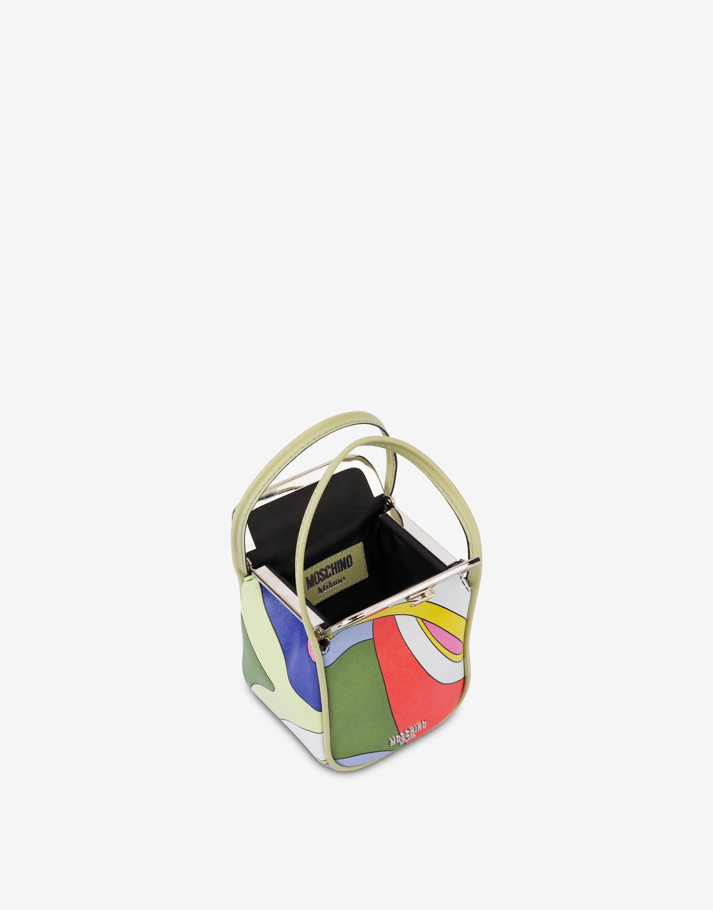 MULTI-COLOUR PRINT NAPPA LEATHER MICRO BAG - 3
