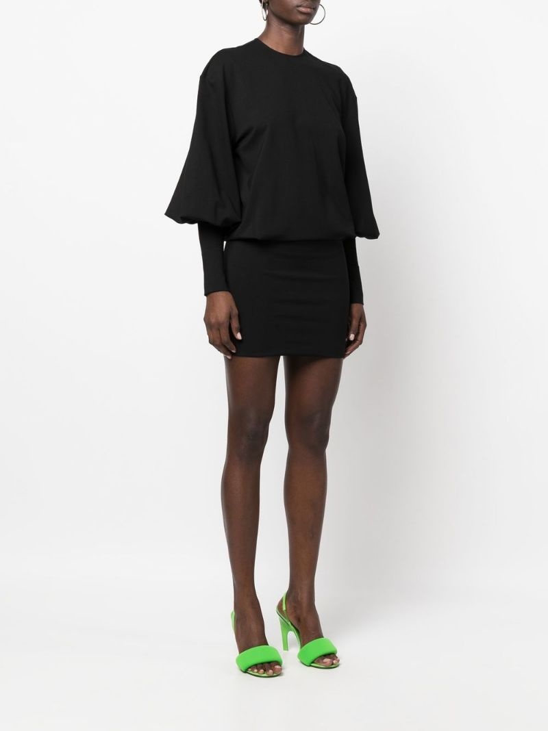 Quinn draped mini dress - 3