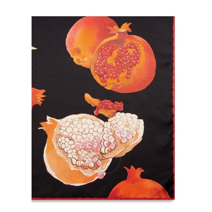 Ferragamo Pomegranate Print Silk Scarf - 3