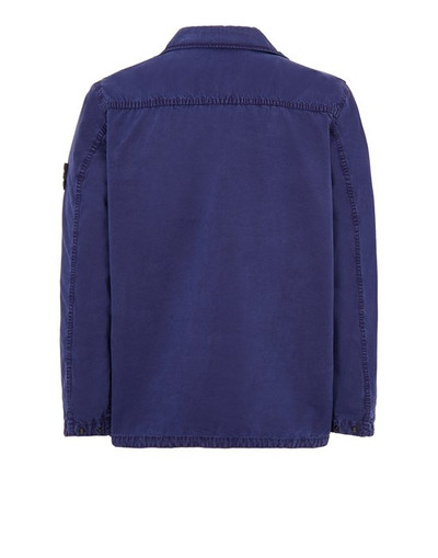 Stone Island 439WN BRUSHED COTTON CANVAS_GARMENT DYED 'OLD' EFFECT ROYAL BLUE outlook