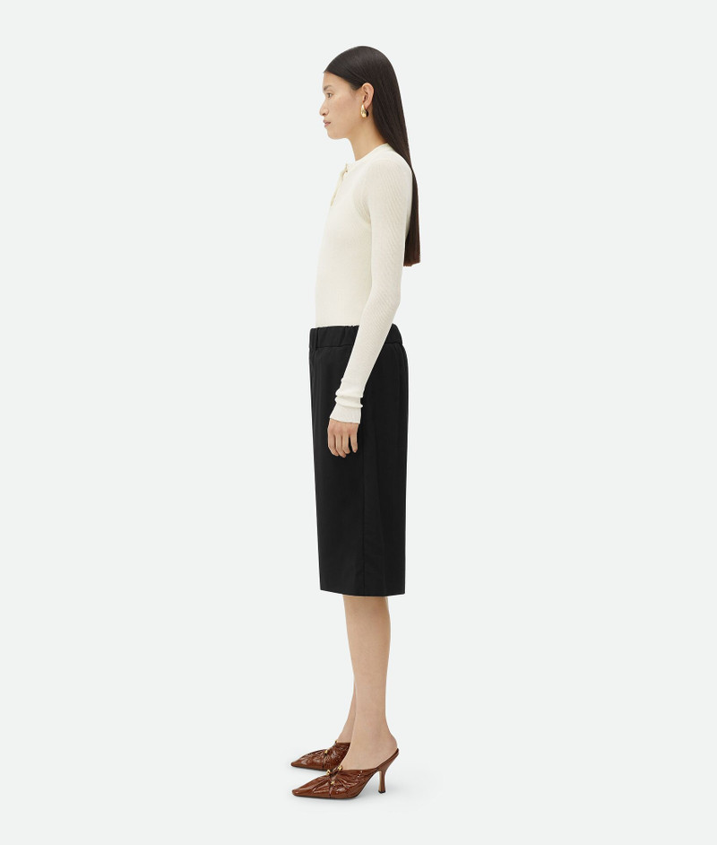 Bottega Veneta Light Wool Shorts outlook