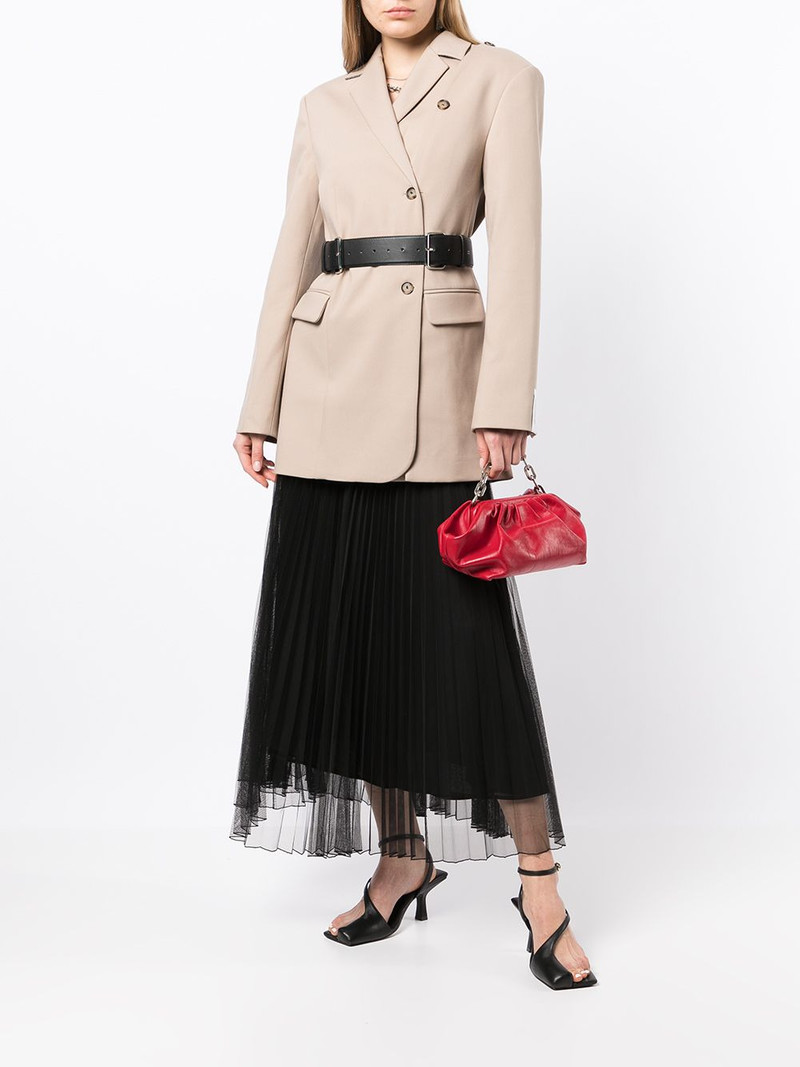 rokh asymmetrical button blazer outlook