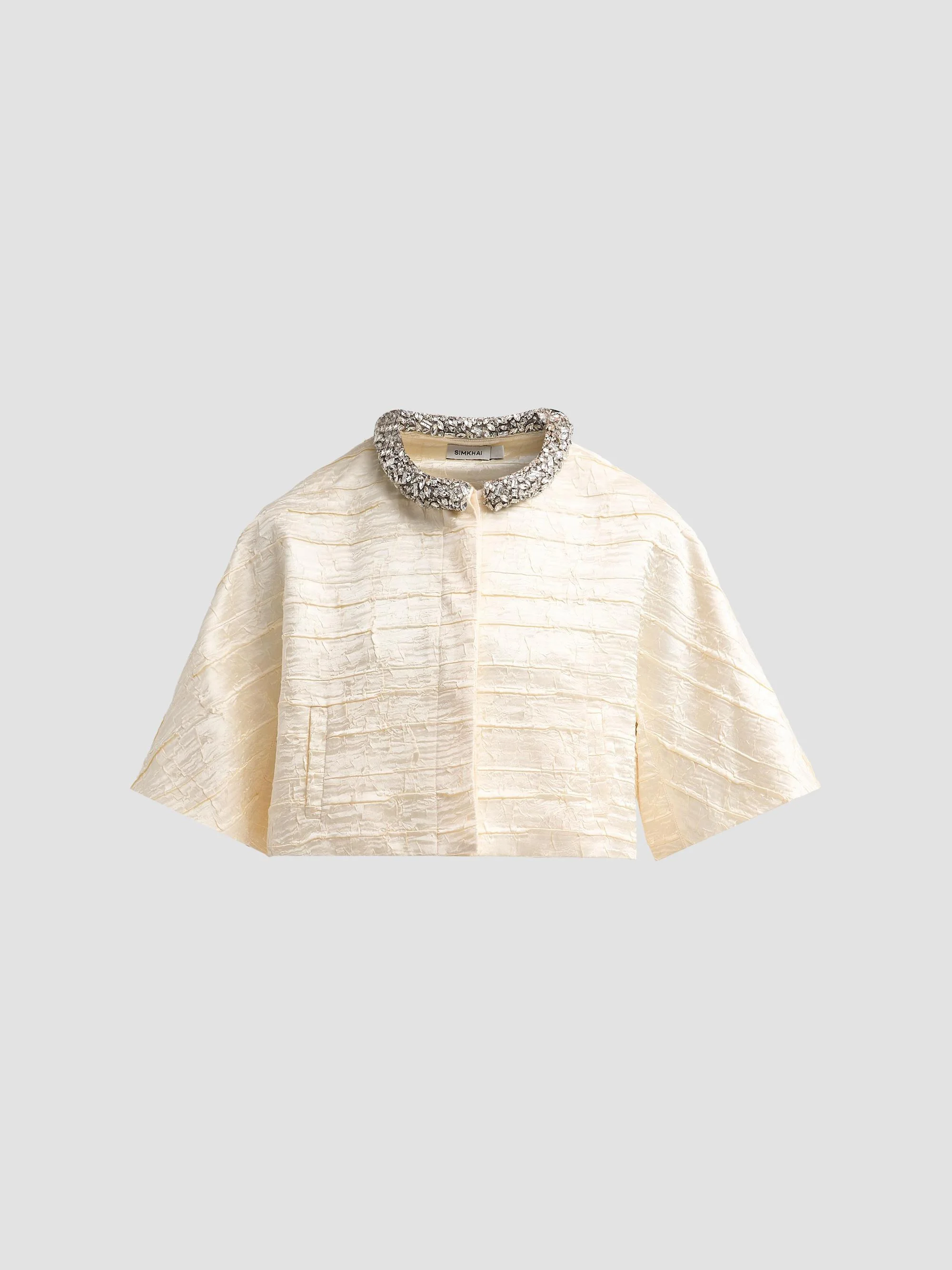 Women's Elvessa Cropped Jacket - Porcelain - 1