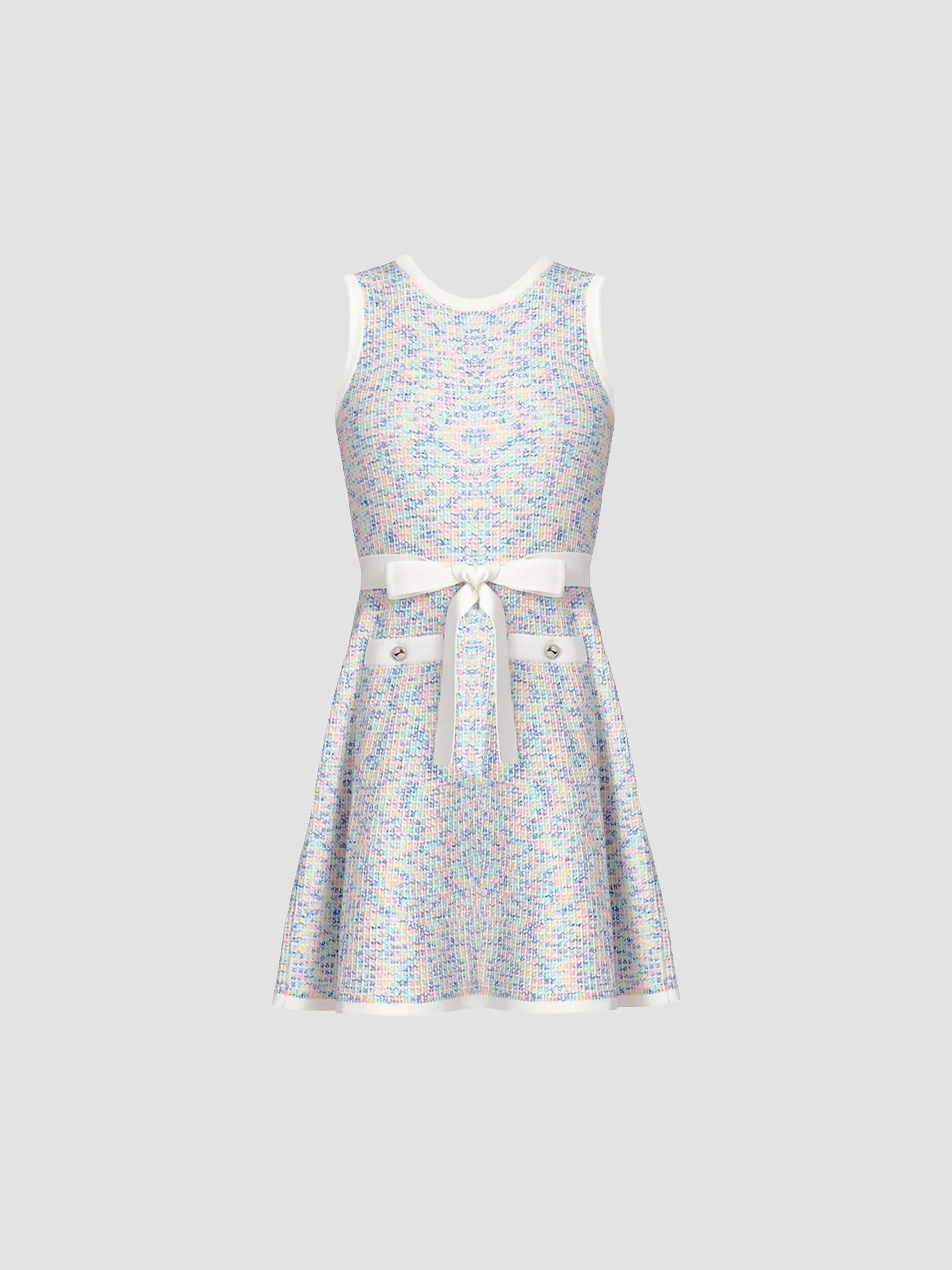 Women's Coco Tweed Minidress - Candy Multi Optic - 1