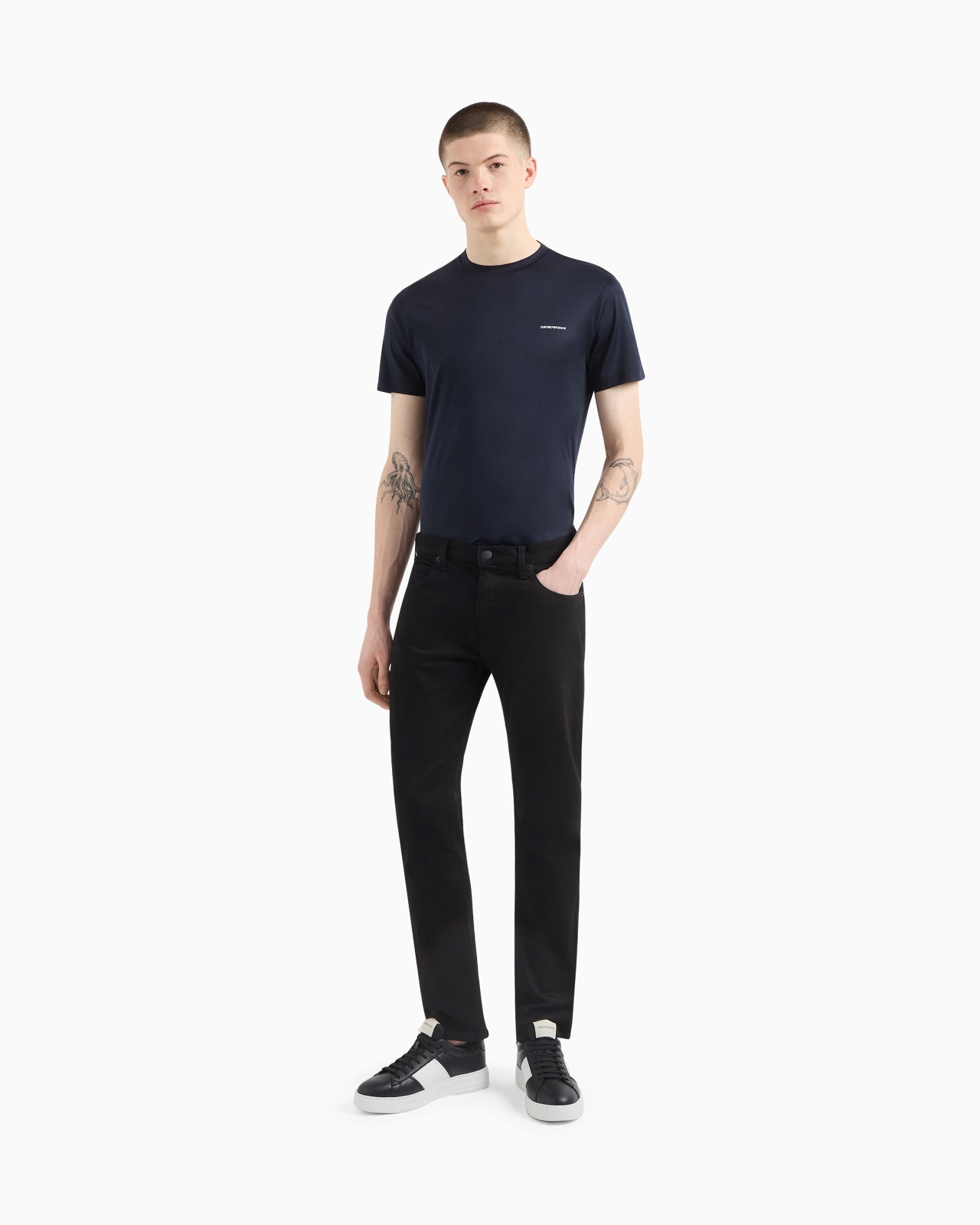Lyocell-blend jersey T-shirt with ASV micro logo lettering - 2