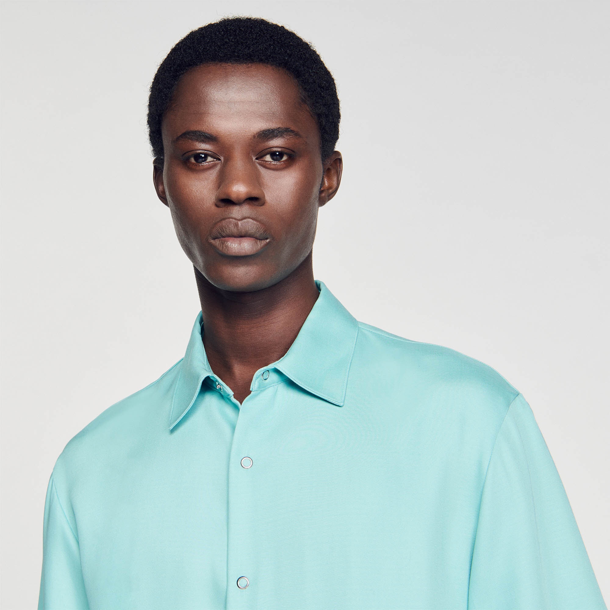 BUTTON-FRONT SHIRT - 4