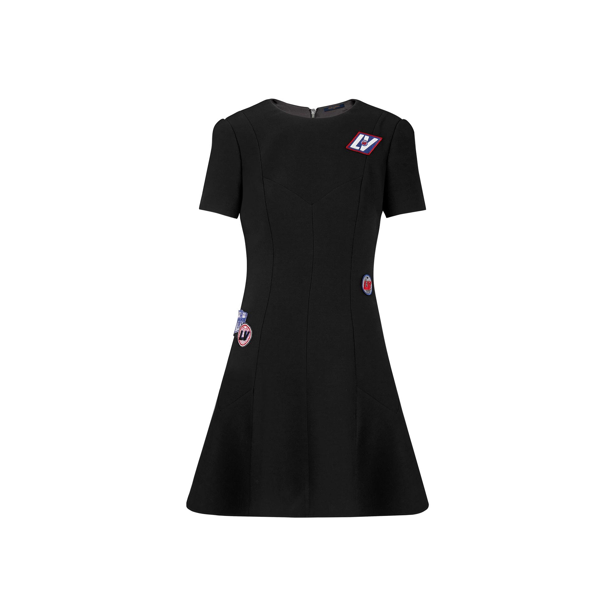 LV Airline Patches Skater Dress - 1