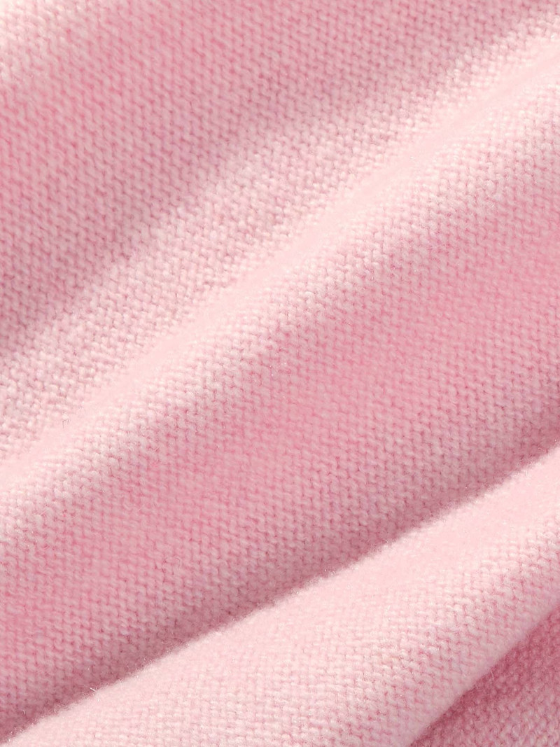 Mens Recycled Cashmere Crewneck Sweatshirt - Sakura Pink 4