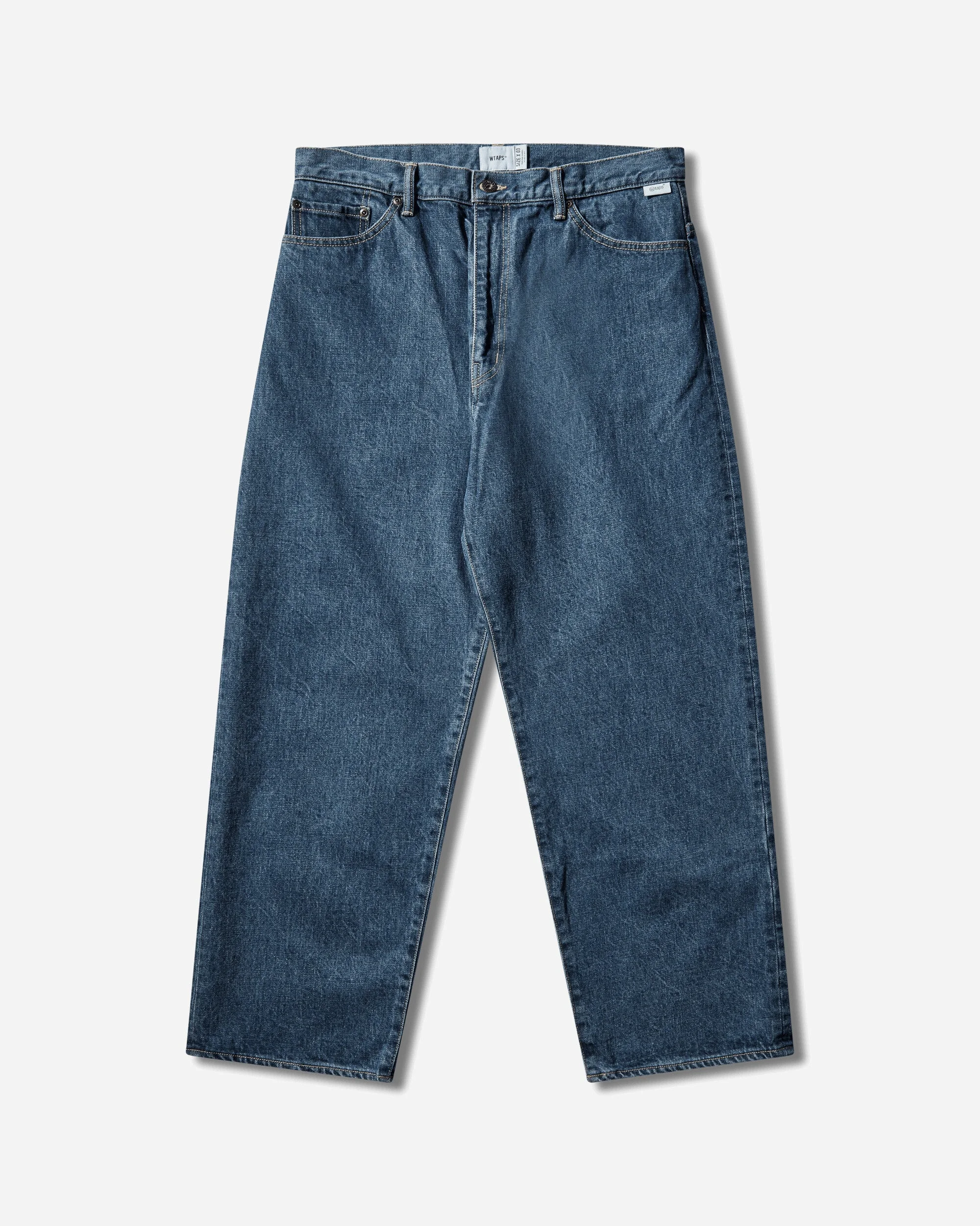 Men's Blues Straight Pants Indigo - 1
