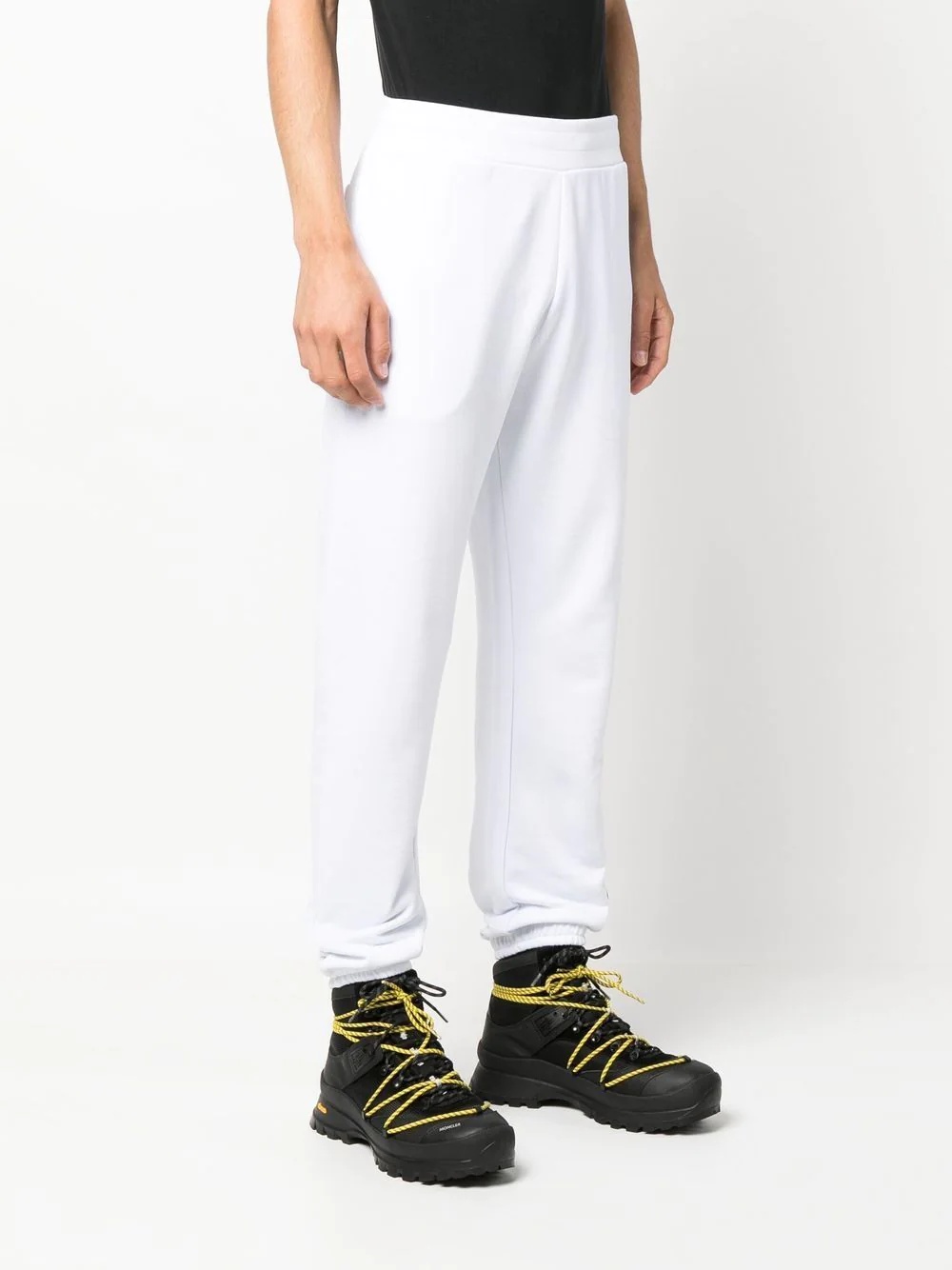 logo patch track pants - 3