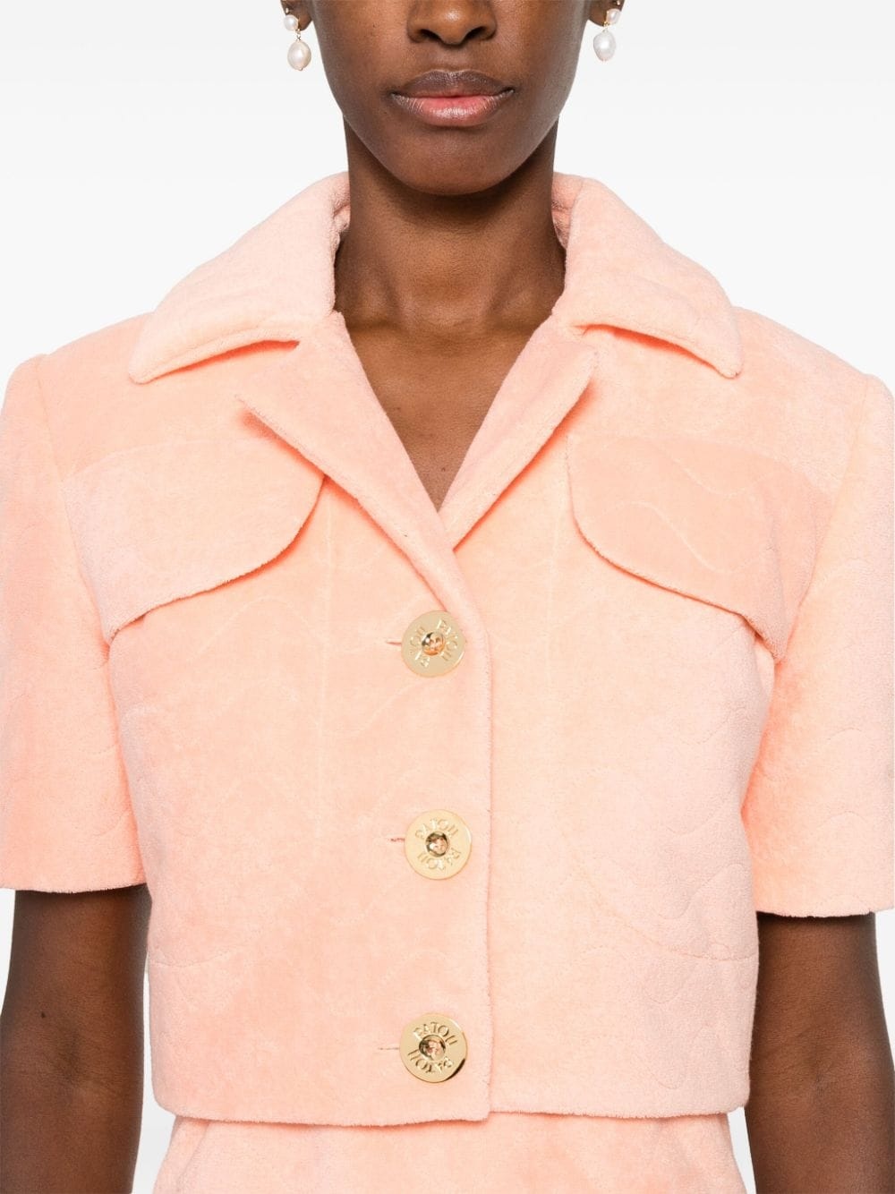PATOU cropped quilted jacket | REVERSIBLE
