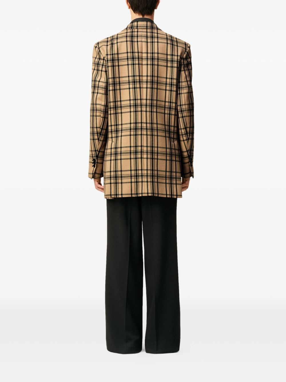 checked blazer - 4