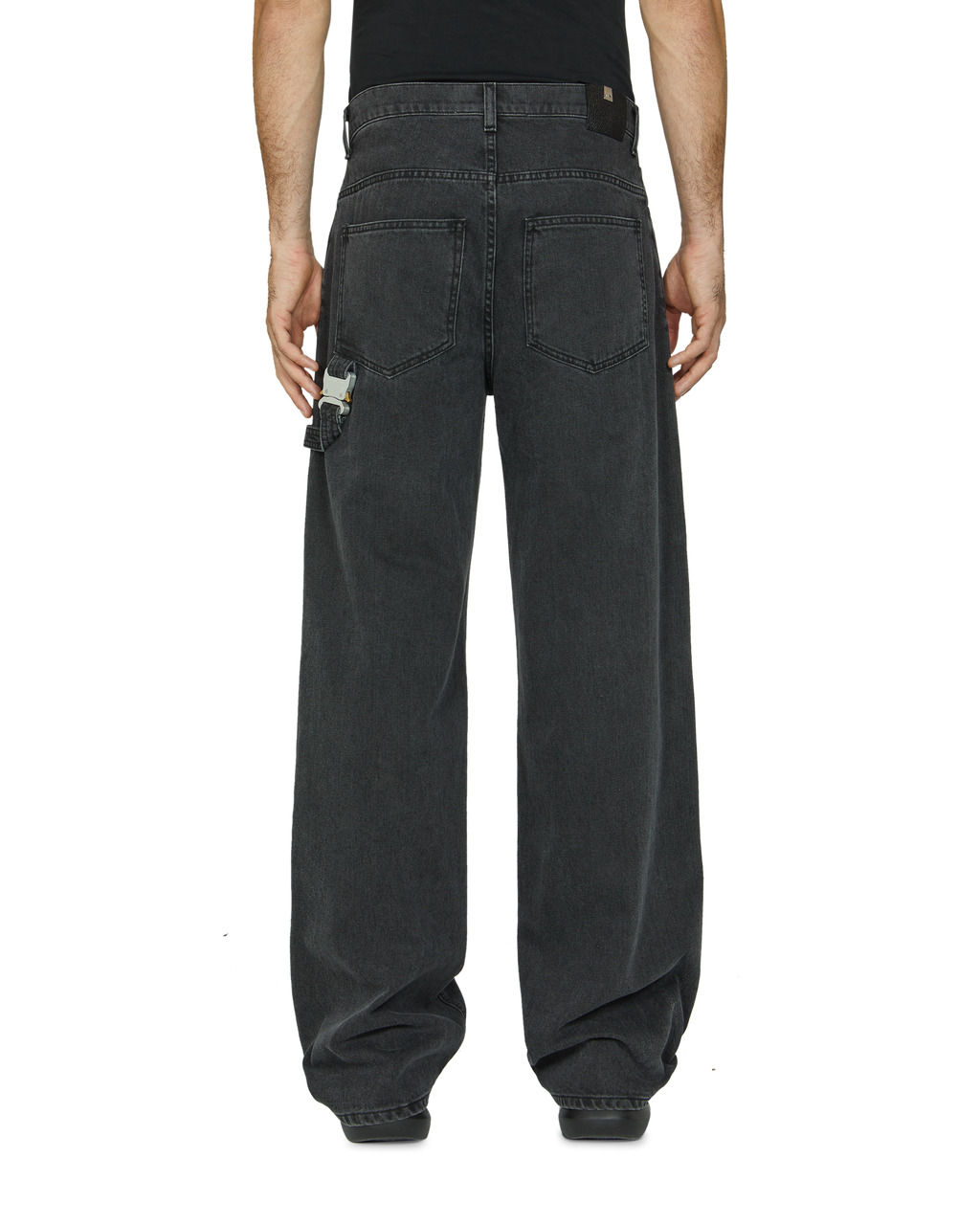 WIDE LEG JEANS WITH BUCKLE - 5