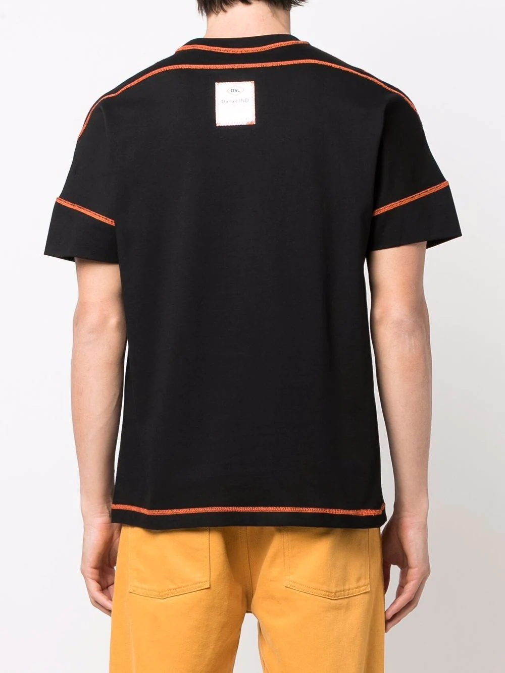 T-JUSTERGO contrast stitching T-shirt - 4