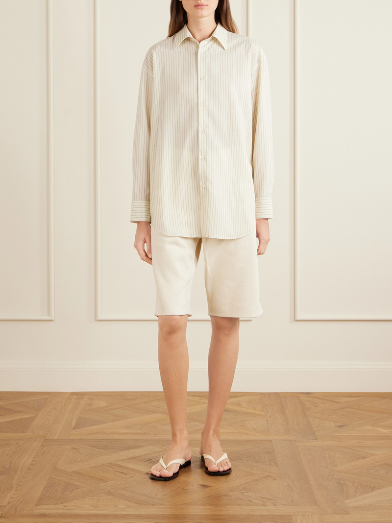 AURALEE Striped Wool Shirt outlook