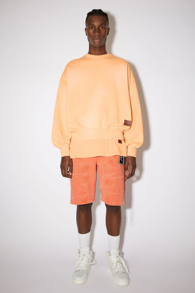 Acne Studios Relaxed sweatshirt - Mandarin orange outlook