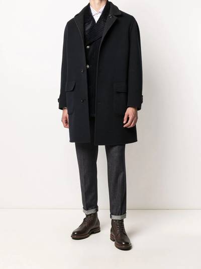 Brunello Cucinelli reversible double-faced coat outlook