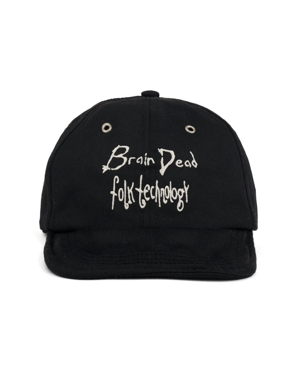 Folk Technology Wire Brim 6 Panel Hat - Black - 1