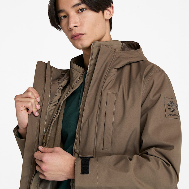 Men's Water-Resistant 3-in-1 Hooded Jacket 4