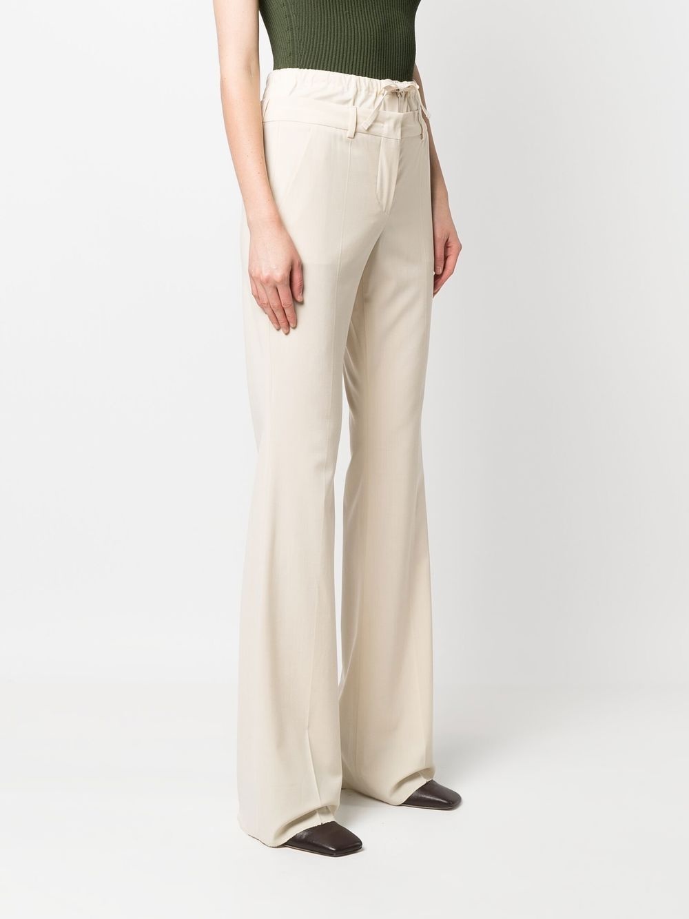 Lungo high-waisted drawstring pants - 3