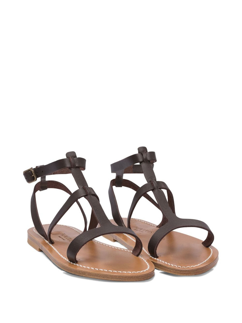 K.JACQUES buckle-fastening leather sandals outlook