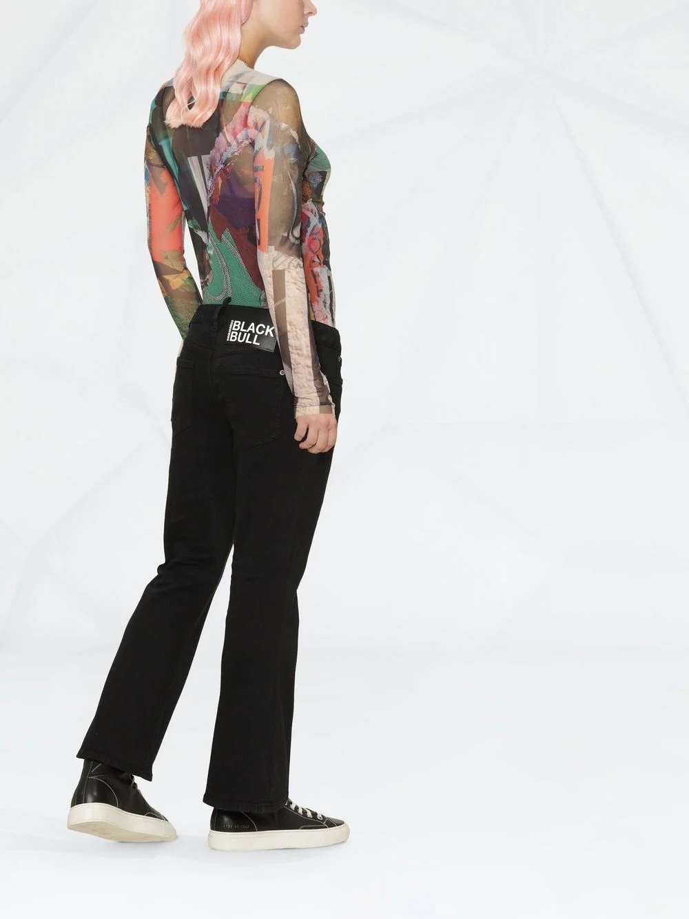 Black Bull flared jeans - 4