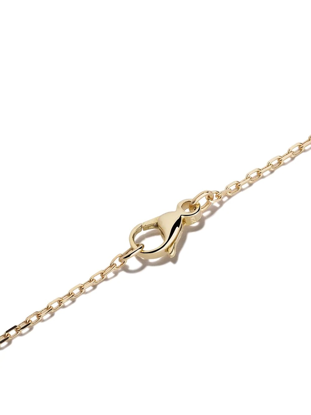 18kt white, yellow and rose gold Quatre Mini Ring pendant necklace - 4