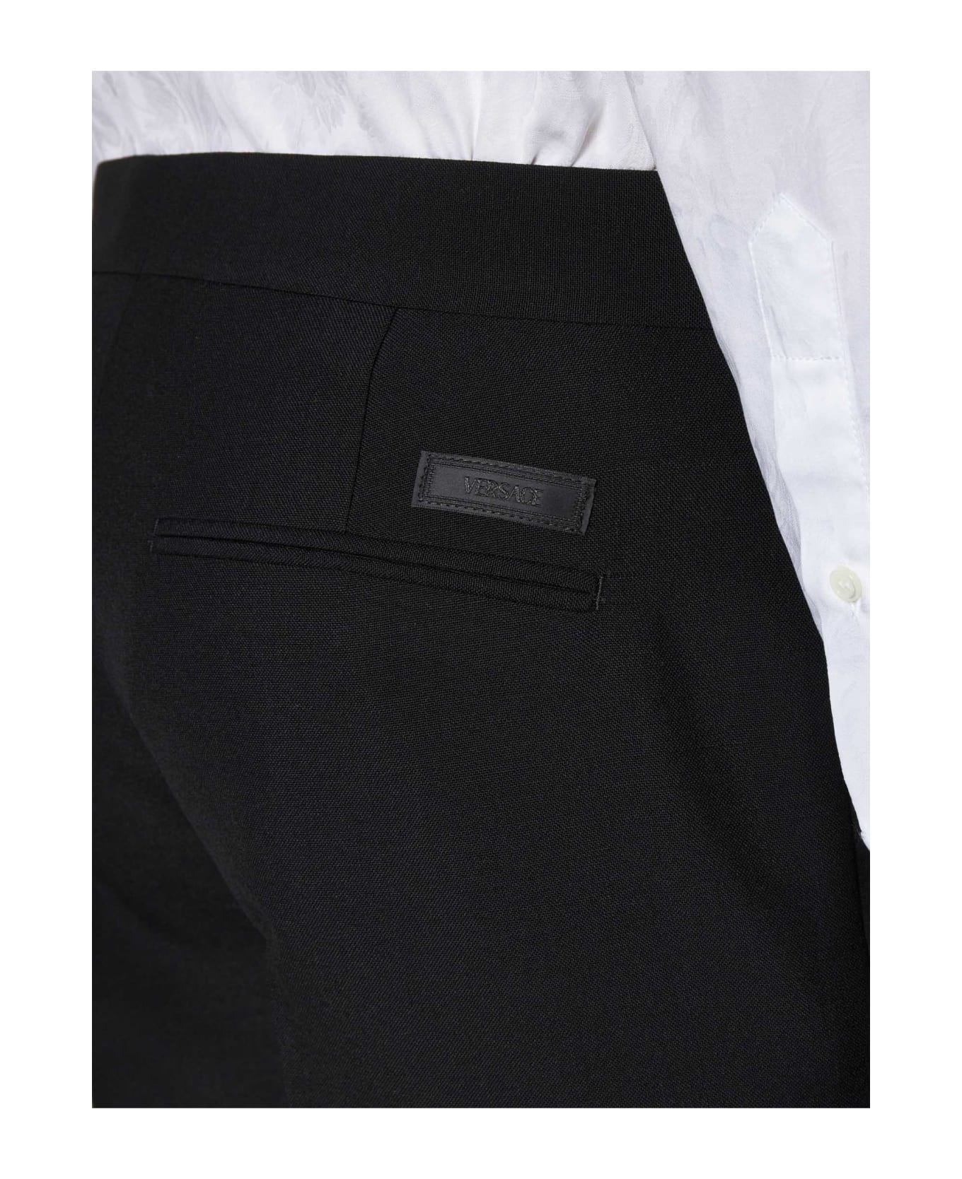 Trousers With Silk Details - 5