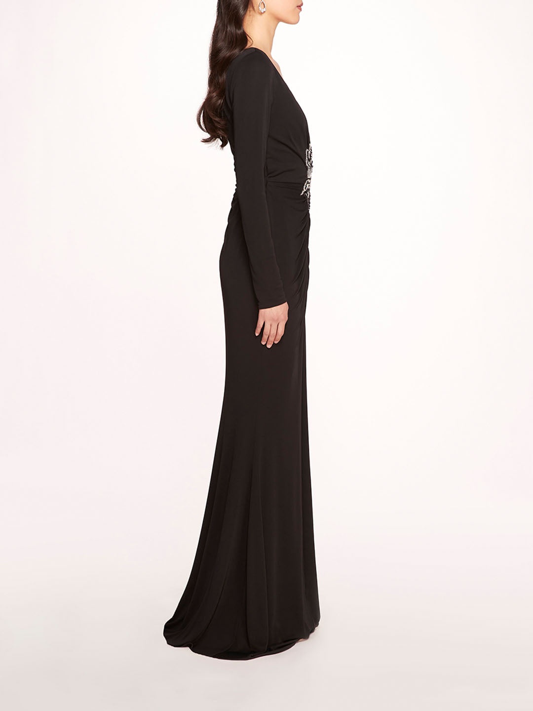 MATTE RUCHED GOWN - 3