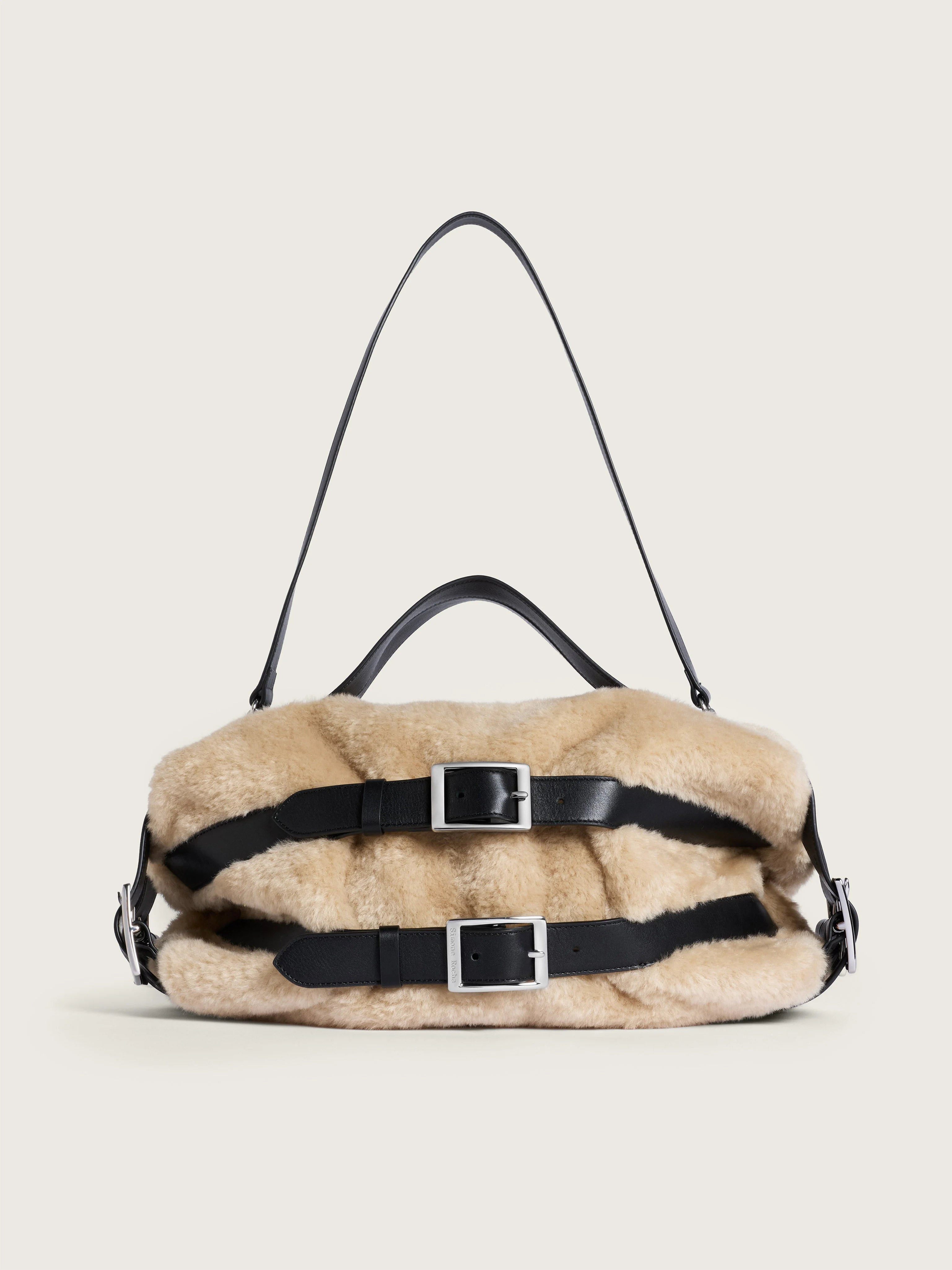 Faux Fur Biker Belt Bag - 1