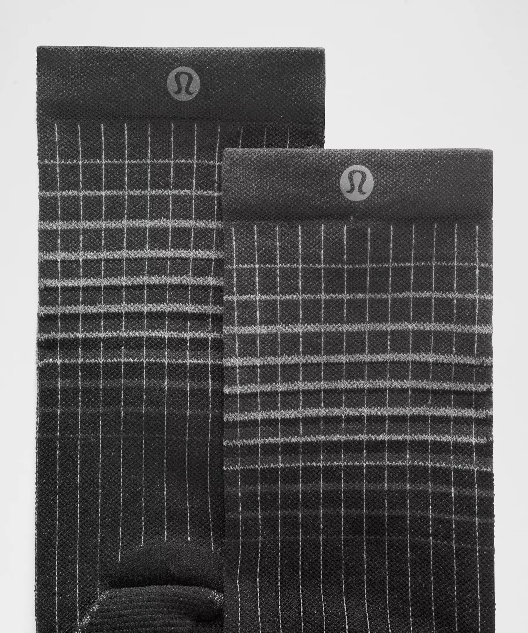 Unisex Power Stride Crew Socks Reflective Grid *Updated - 2