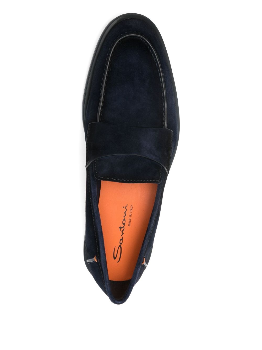 suede penny loafers - 4