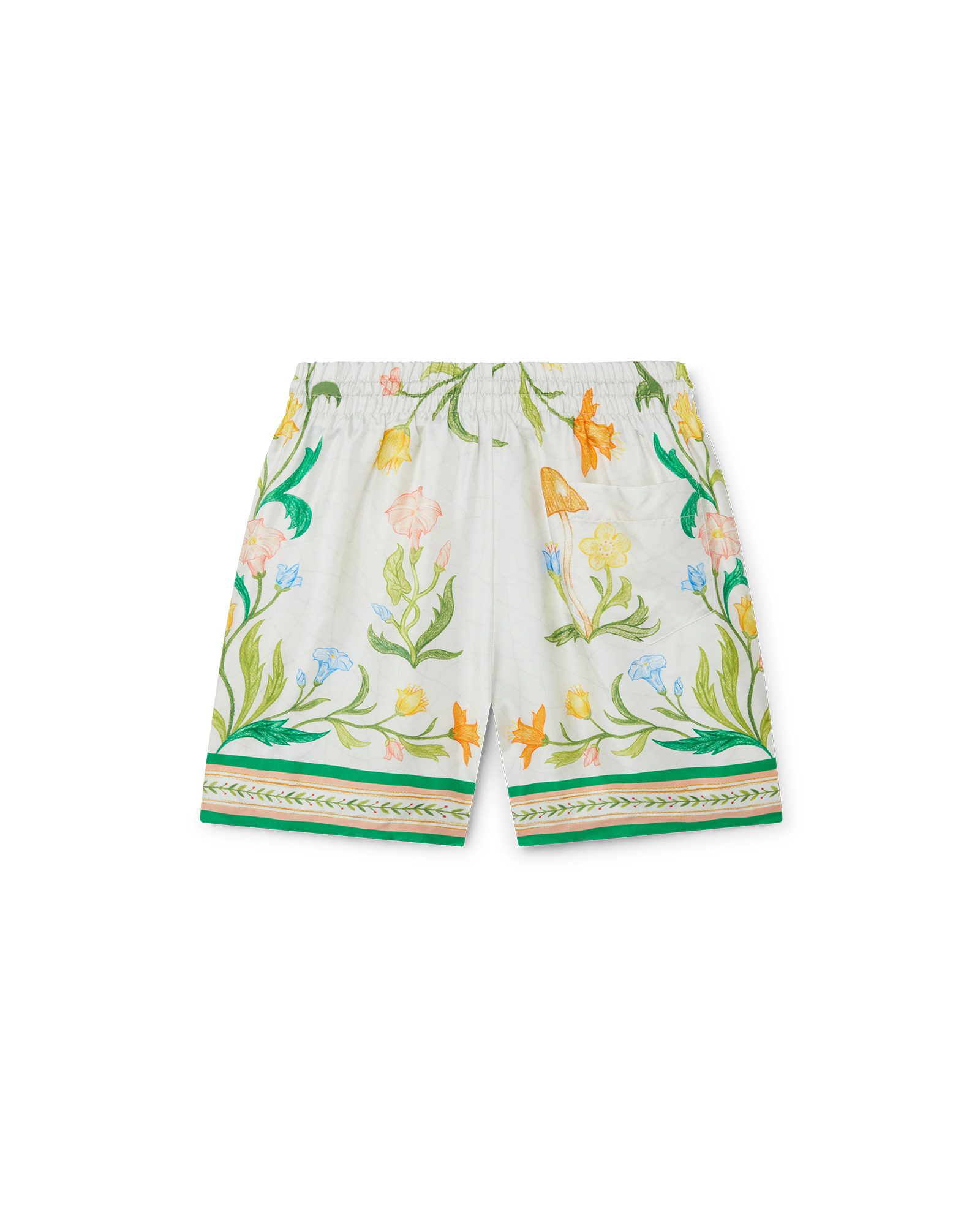 L'Arche Fleurie Silk Shorts - 5