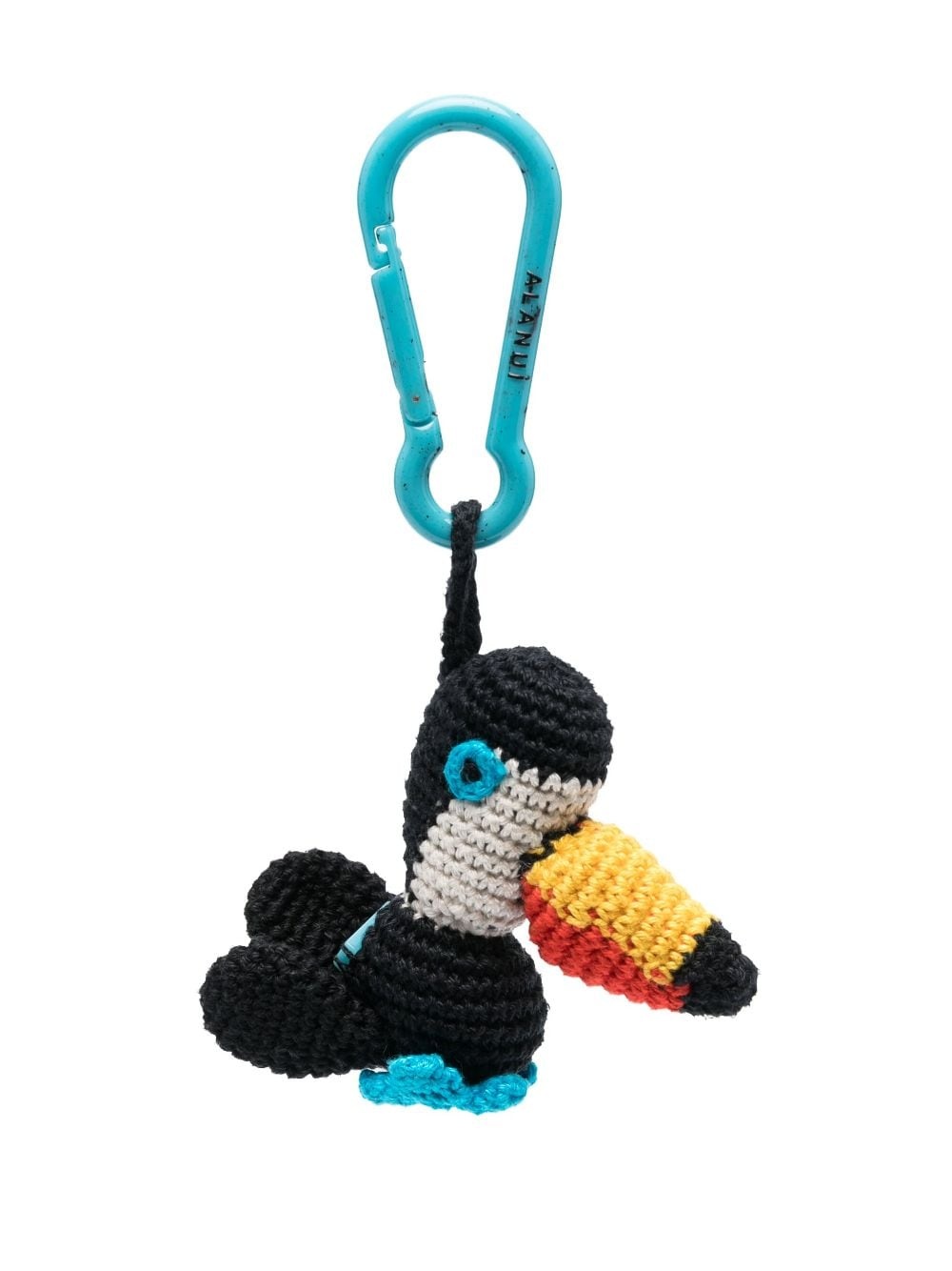 toucan crochet keychain - 1